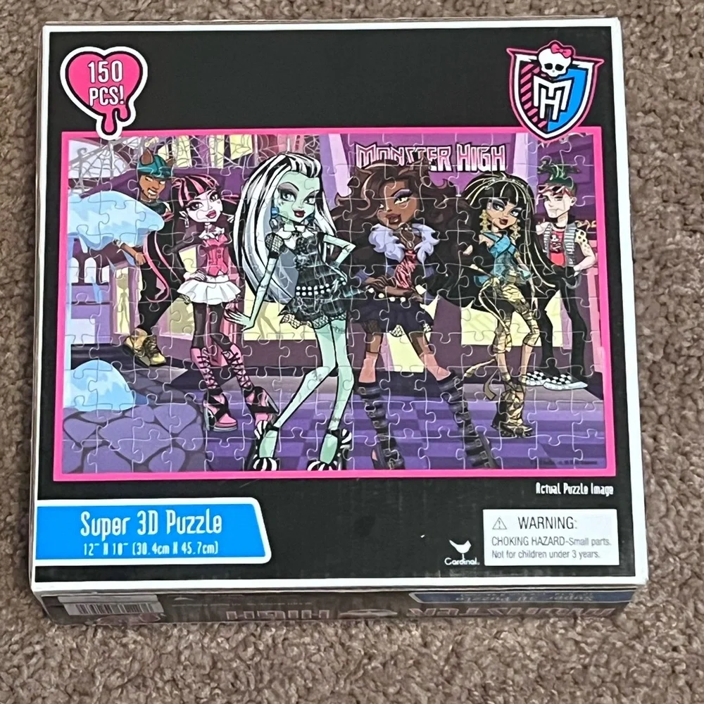 Monster High Super 3D Puzzle 150 Pieces - Picture 3 of 4